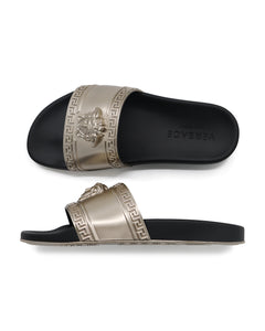 VERSACE Gold Palazzo Medusa pool slides