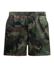 Load image into Gallery viewer, VALENTINO camouflage text print swim shorts
