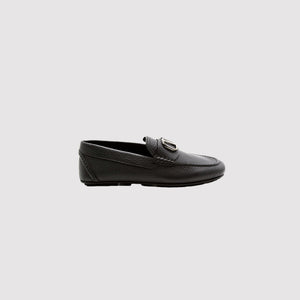 Valentino Leather 'V' Loafer