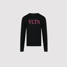 Load image into Gallery viewer, Valentino VLTN Intarsia-Knit Jumper Pink